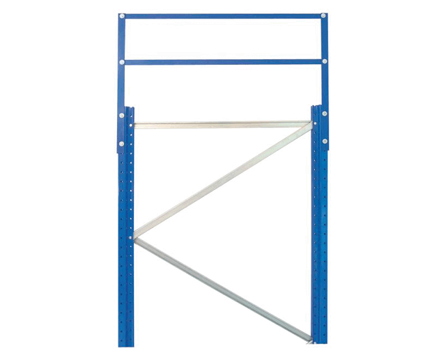 Verlängerung der Endrahmen, Endständererhöhung für Palettenregale